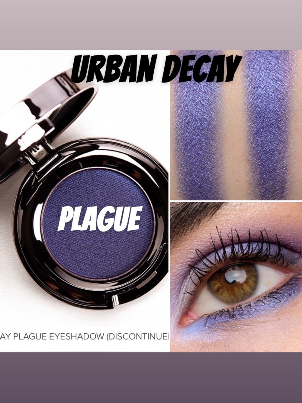 🍒BOGO50%🍒🆕💙URBAN DECAY: PLAGUE Eyeshadow Single ‼️DISCONTINUED & RARE‼️